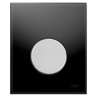 Кнопка смыва TECE Loop Urinal 9242655 черное стекло, кнопка хром матовый